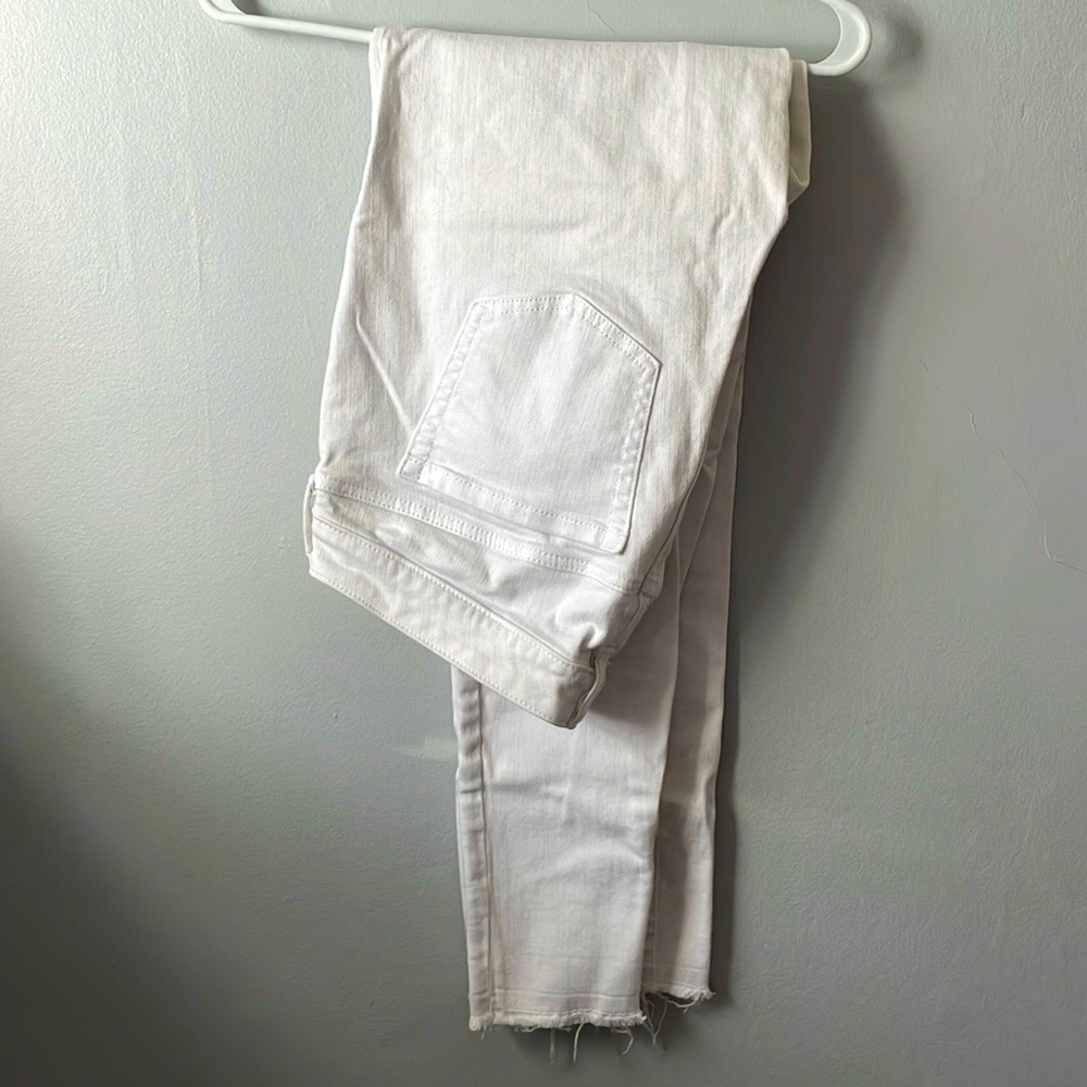 Torrid Boyfriend Straight Vintage Stretch White Jeans 12 Tall - Picture 1 of 4